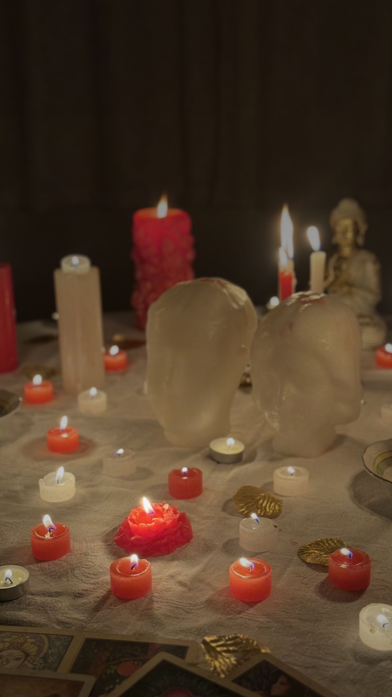 Trabalho amoroso com velas